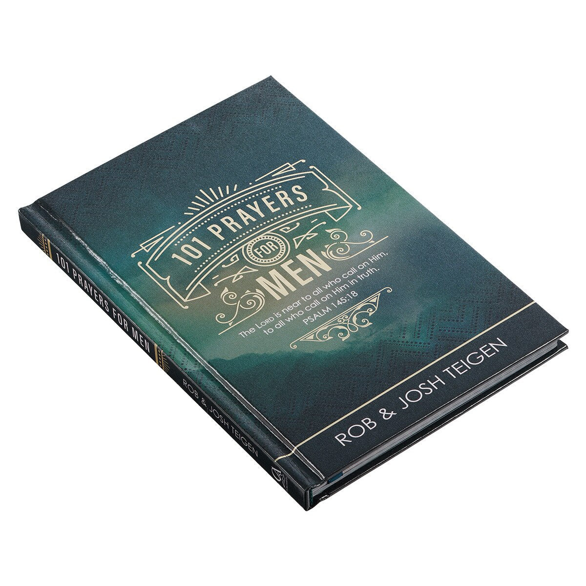 101 Prayers for Men Green Hardcover Gift Book - Psalm 145:18 - The Christian Gift Company