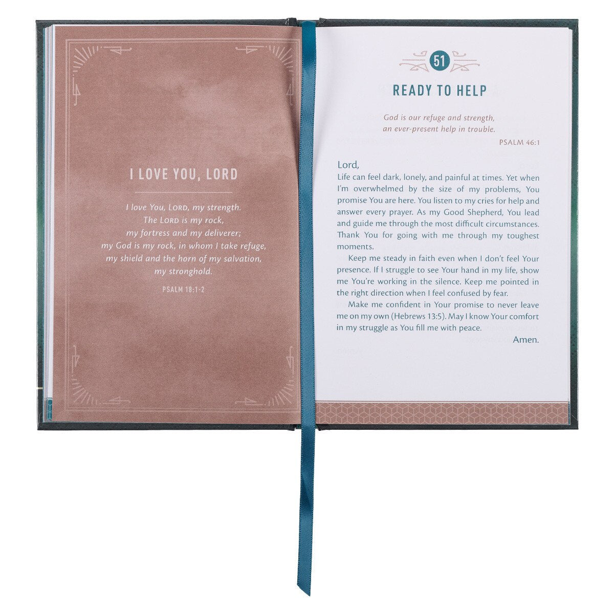 101 Prayers for Men Green Hardcover Gift Book - Psalm 145:18 - The Christian Gift Company
