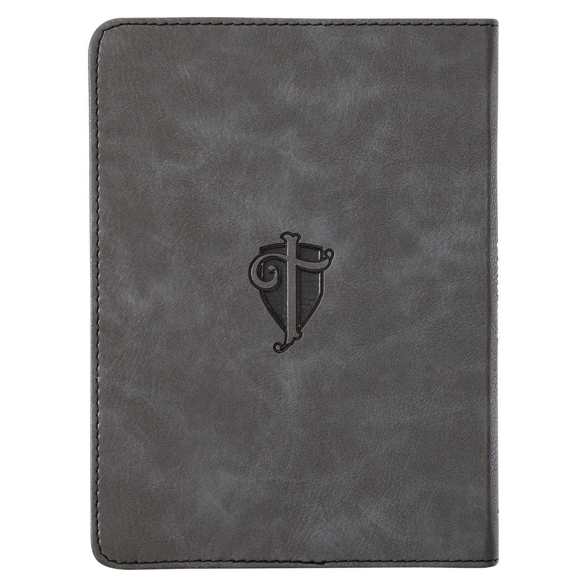Trust in the LORD Grey Faux Leather Handy-sized Journal - Proverbs 3:5 - The Christian Gift Company
