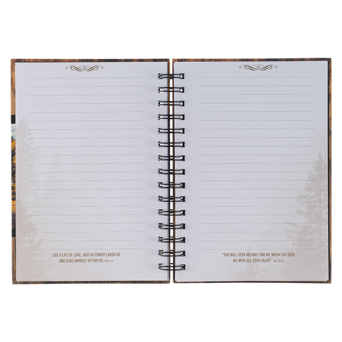 The LORD is My Strength Wirebound Journal - Psalm 28:7 - The Christian Gift Company