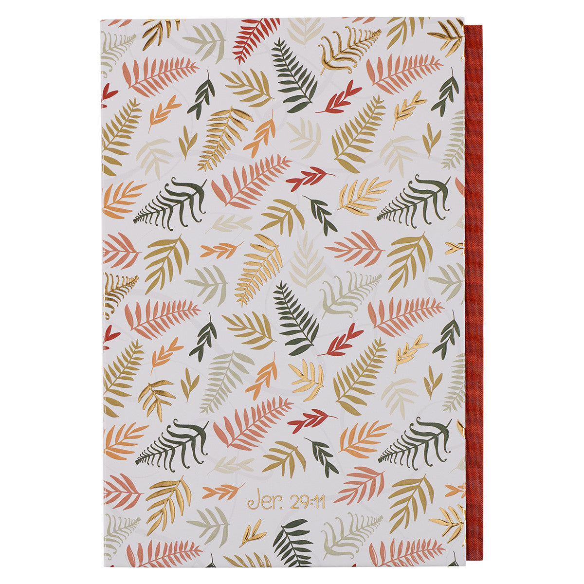 The Plans Autumn Leaf Quarter-bound Journal - Jeremiah 29:11 - The Christian Gift Company