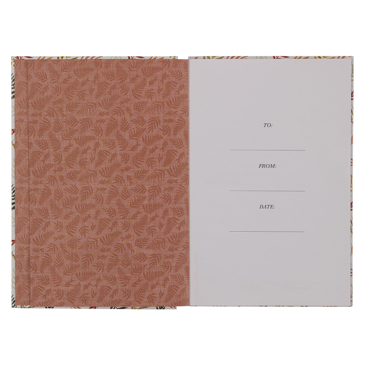 The Plans Autumn Leaf Quarter-bound Journal - Jeremiah 29:11 - The Christian Gift Company