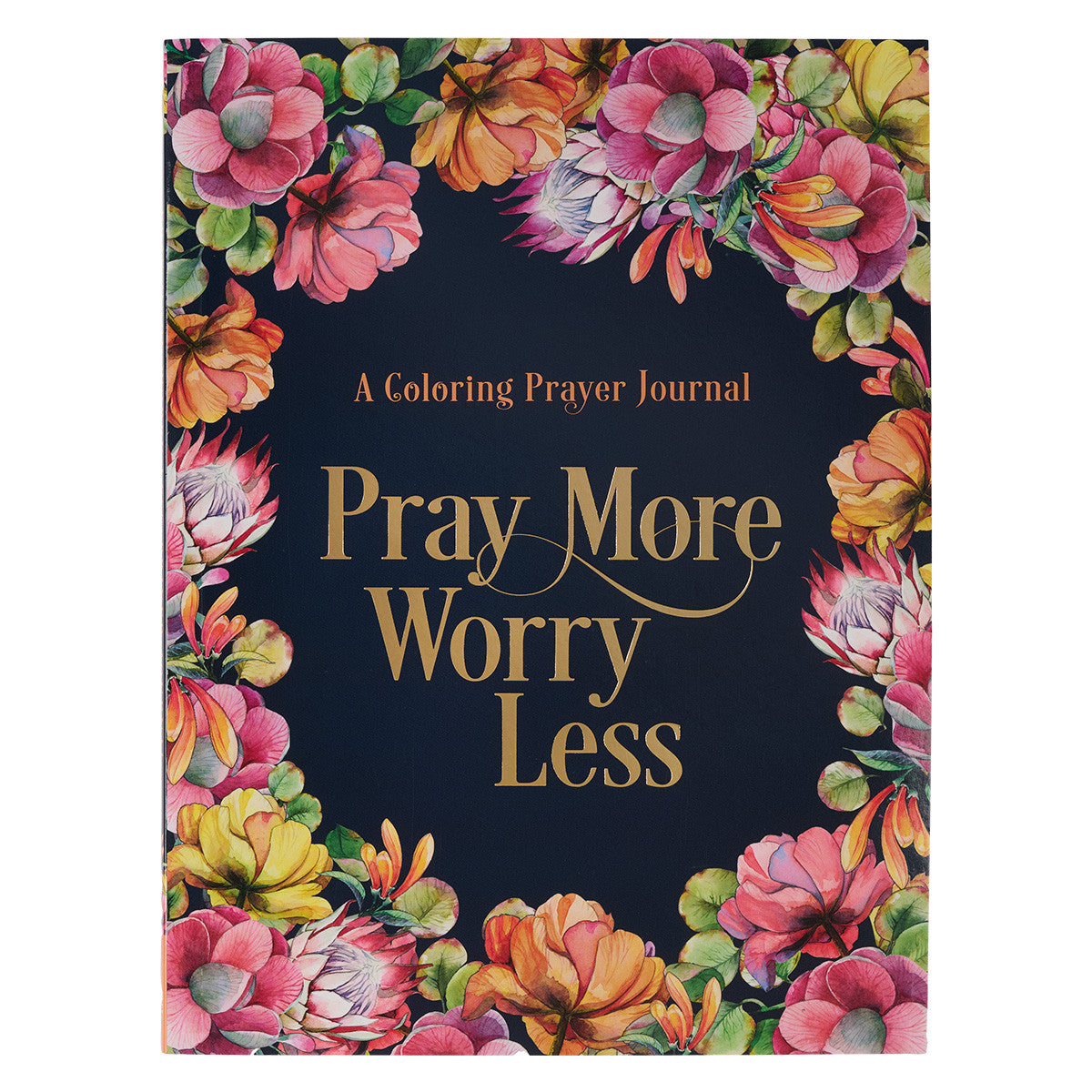 Pray More Worry Less Colouring Prayer Journal - The Christian Gift Company