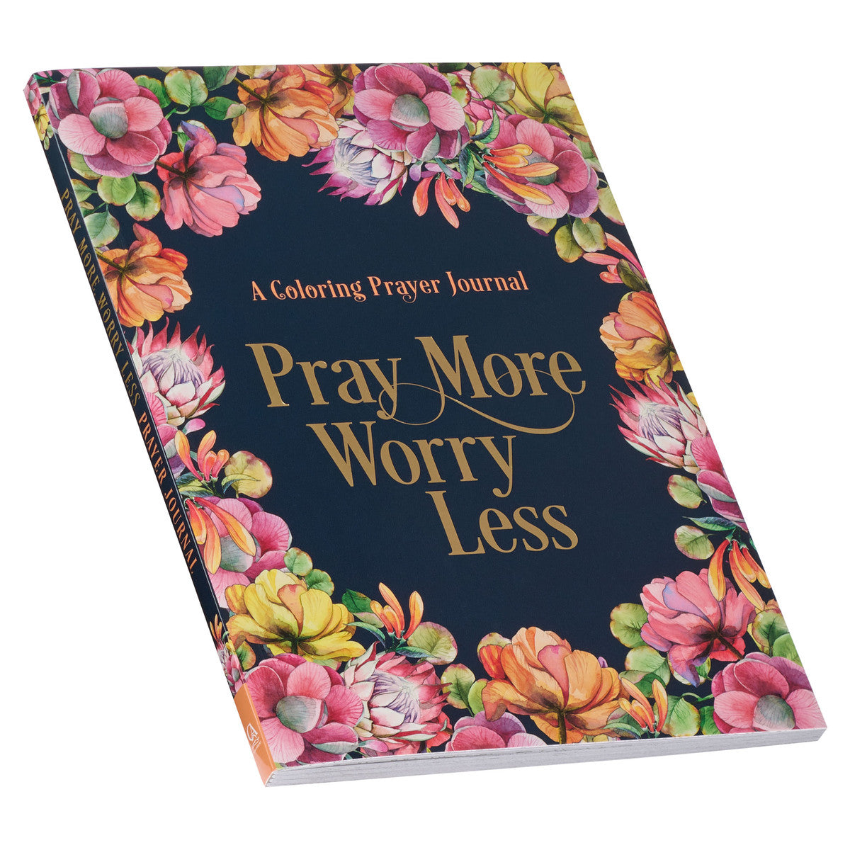 Pray More Worry Less Colouring Prayer Journal - The Christian Gift Company