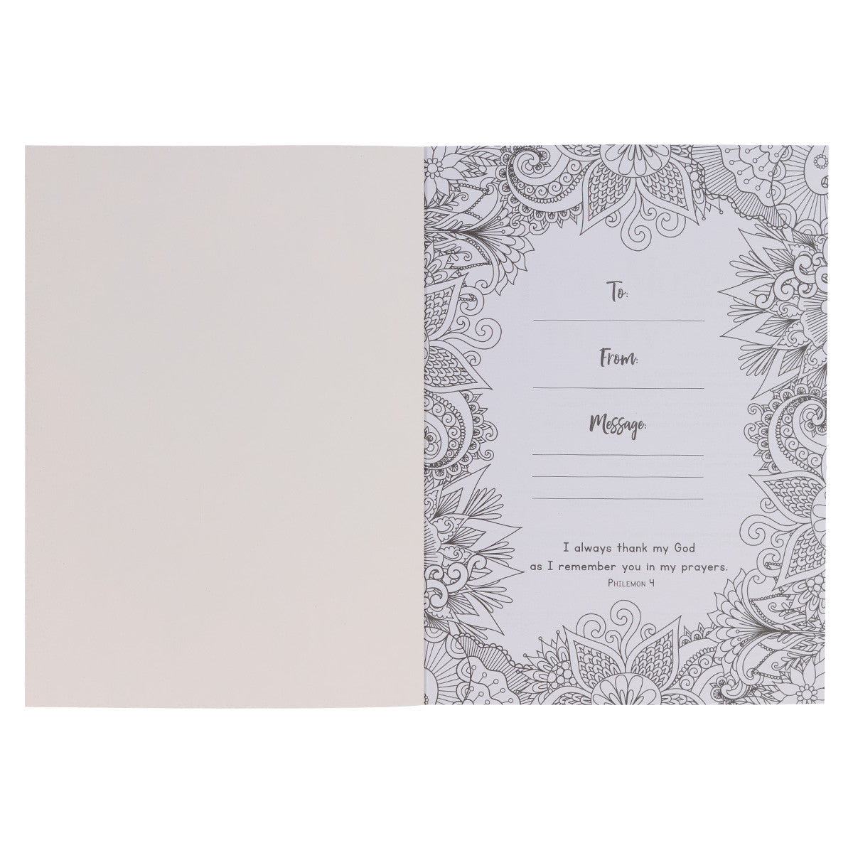 Pray More Worry Less Colouring Prayer Journal - The Christian Gift Company