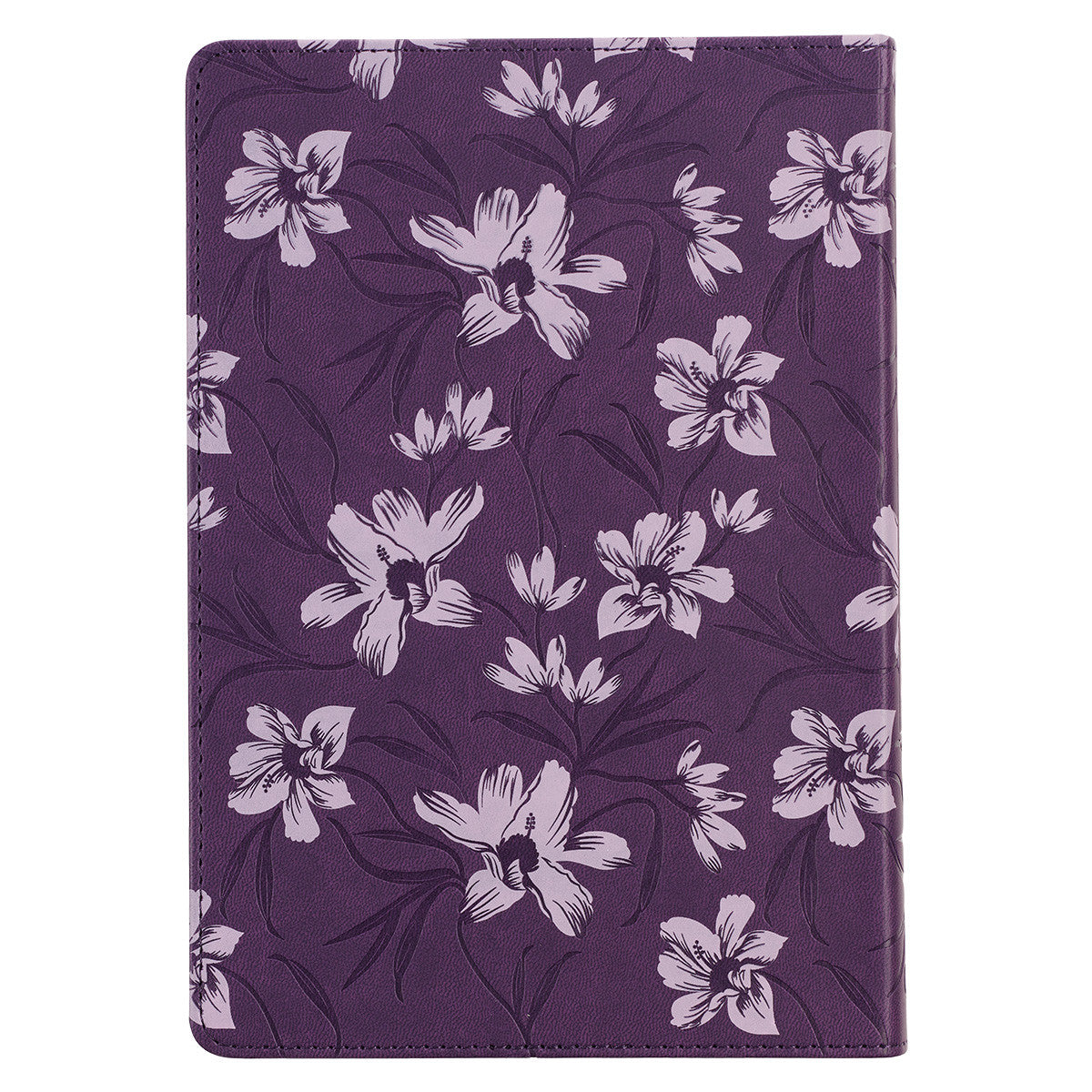A Journey with Jesus Purple Faux Leather Devotional - The Christian Gift Company