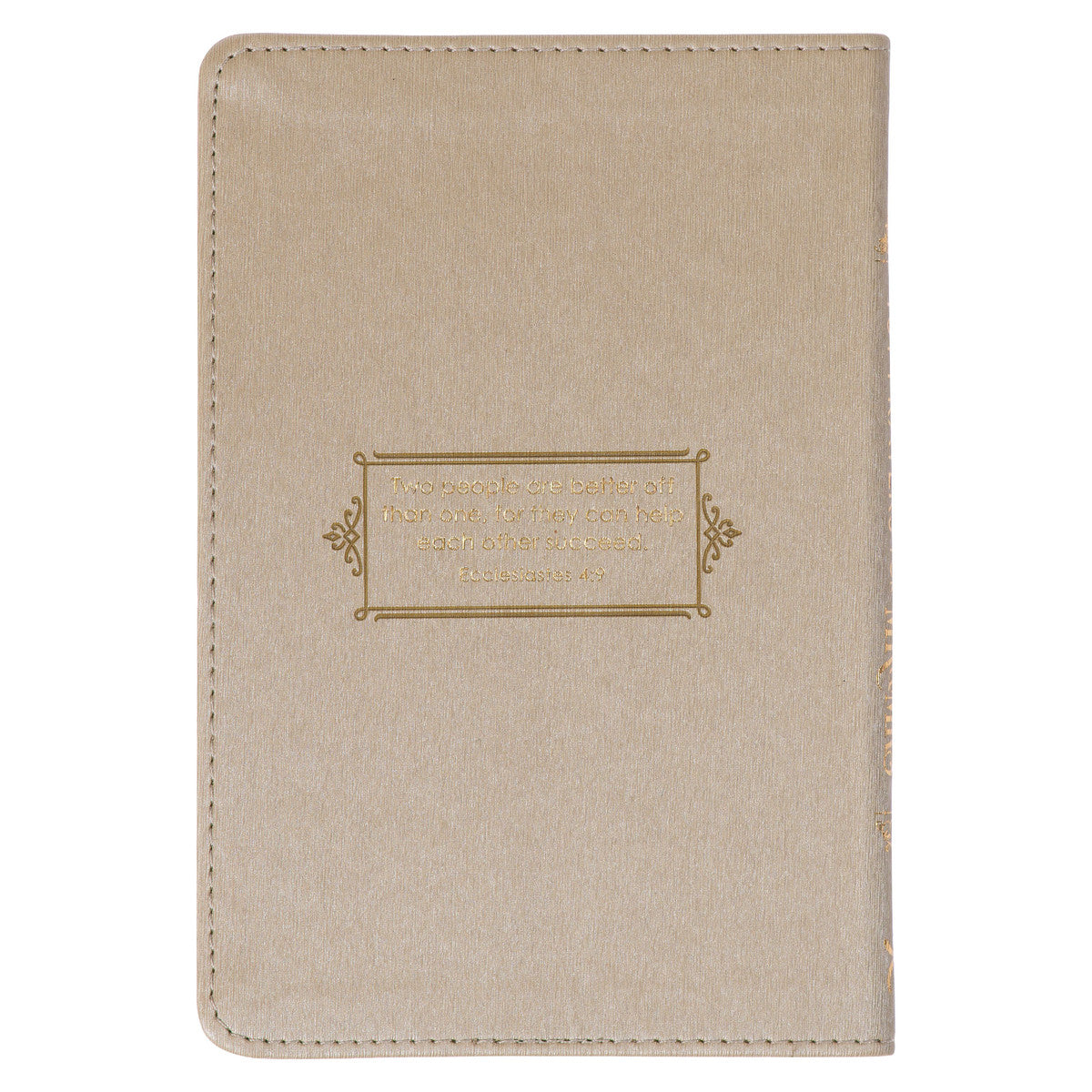 101 Prayers for Mr. & Mrs. Gold Faux Leather Prayer Book - The Christian Gift Company