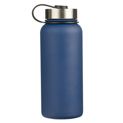 I Know the Plan Blue Stainless Steel Water Bottle - Jeremiah 29:11 - The Christian Gift Company