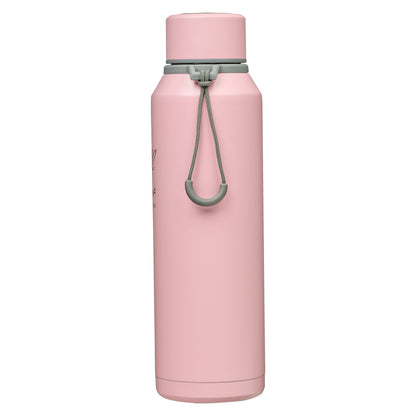 Be Still Pink Stainless Steel Water Bottle - Psalm 46:10 - The Christian Gift Company