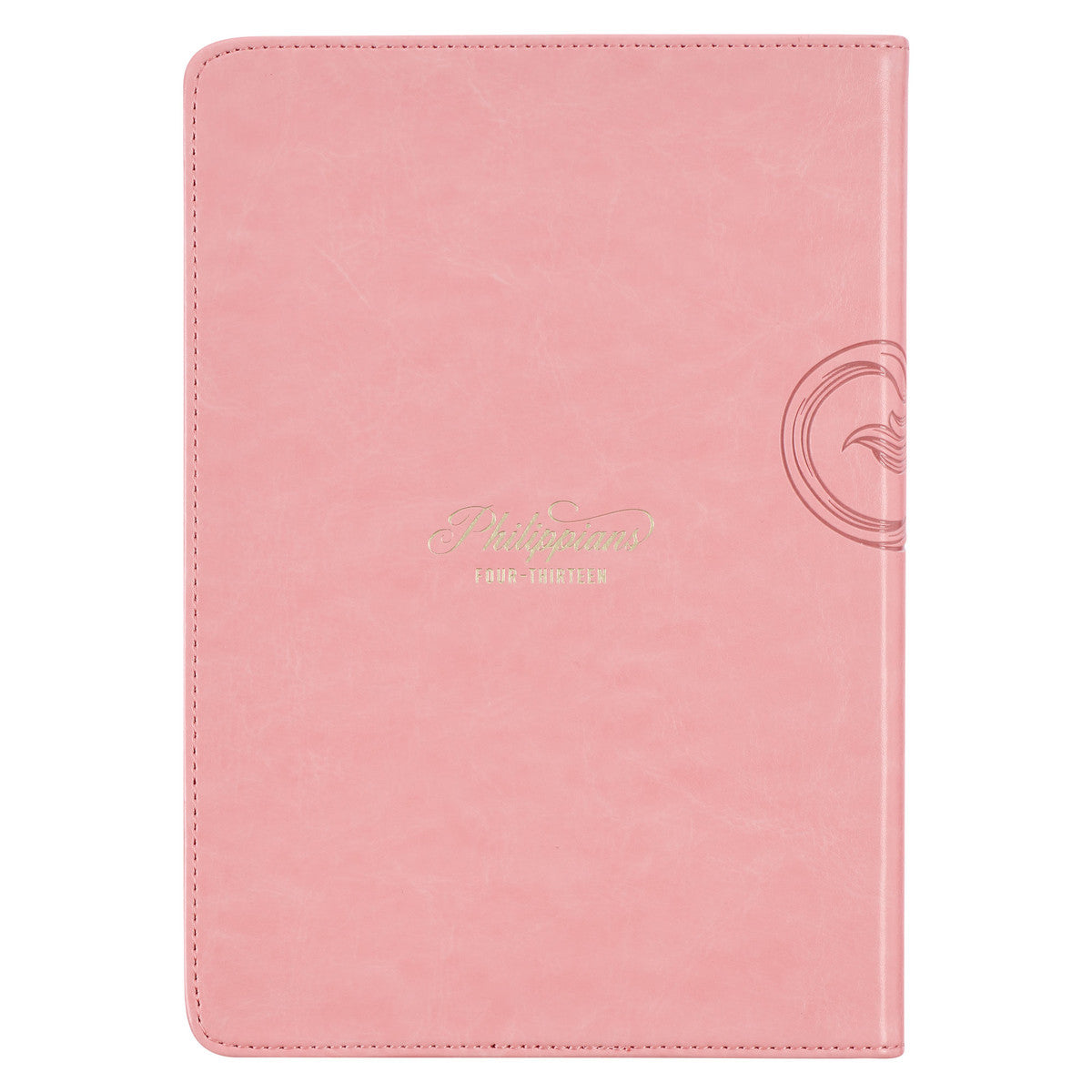 Journal Classic Pink Everything Through Christ Phil. 4:13 - The Christian Gift Company