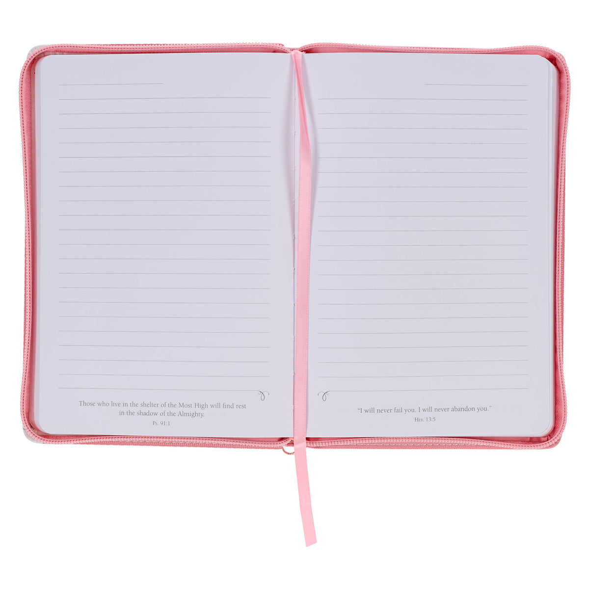 The Plans Pink Bouquet Faux Leather Classic Journal with Zippered Closure - Jeremiah 29:11 - The Christian Gift Company
