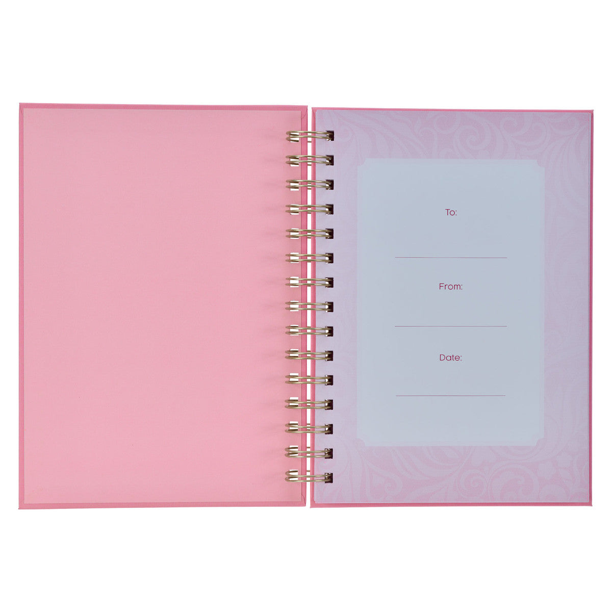 She is Brave Pink Wirebound Journal - The Christian Gift Company