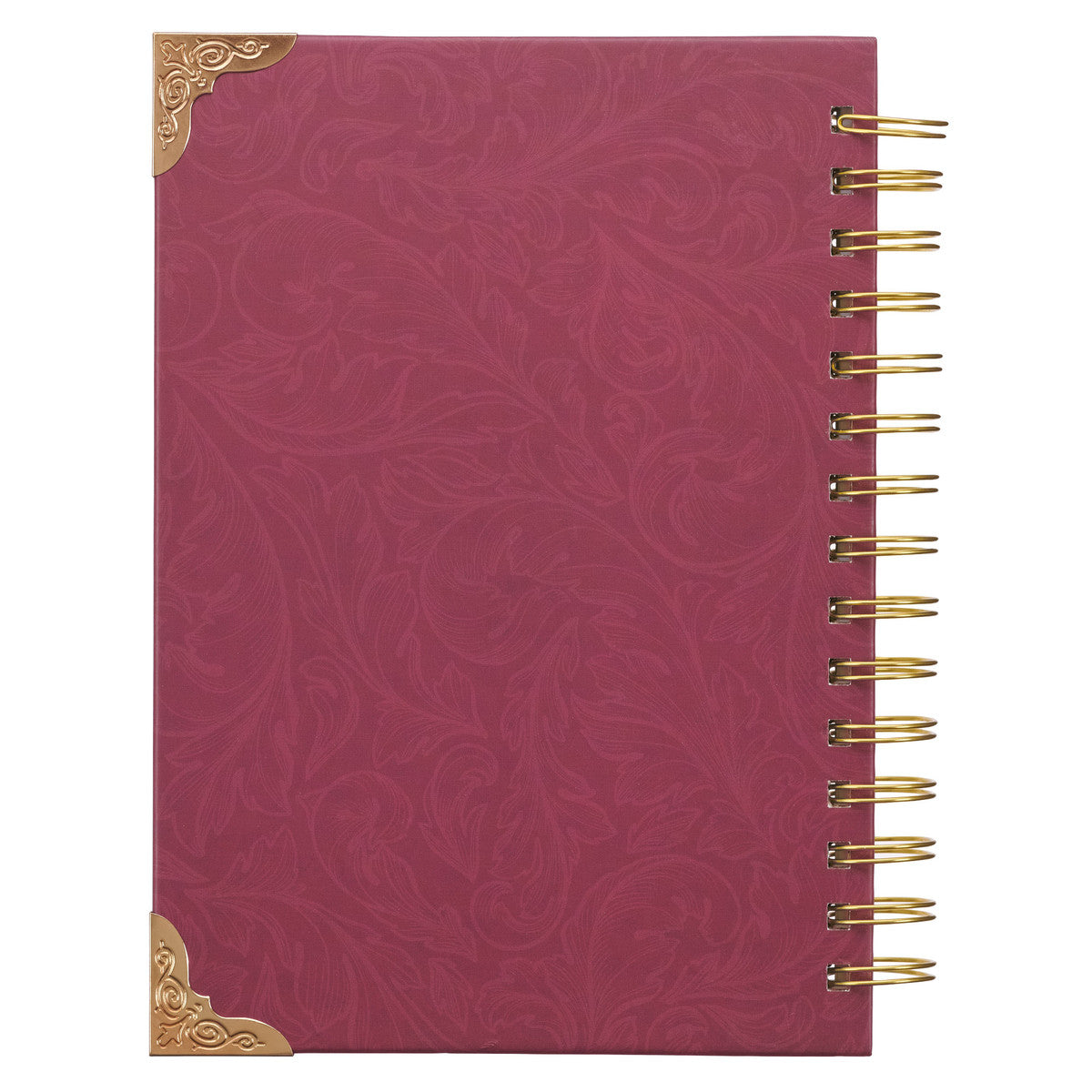 Trust in the LORD Floral Wirebound Journal - Proverbs 3:5 - The Christian Gift Company