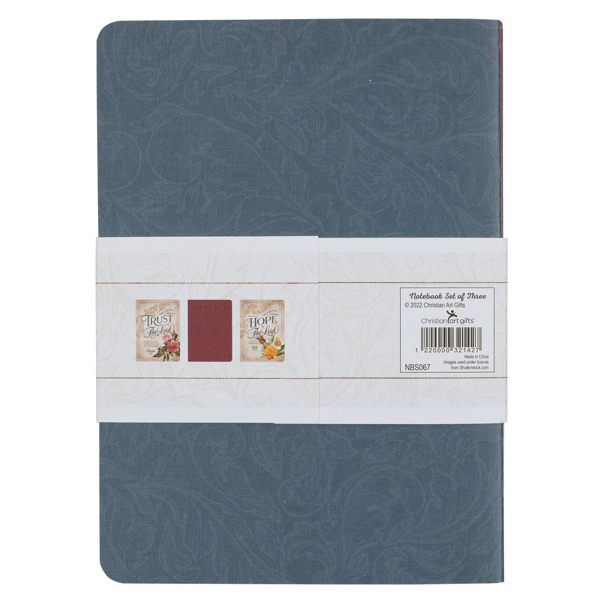 Hope and Trust Floral Large Notebook Set - The Christian Gift Company