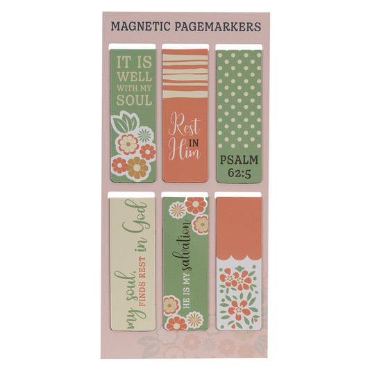 It Is Well With My Soul Magnetic Bookmark Set - The Christian Gift Company