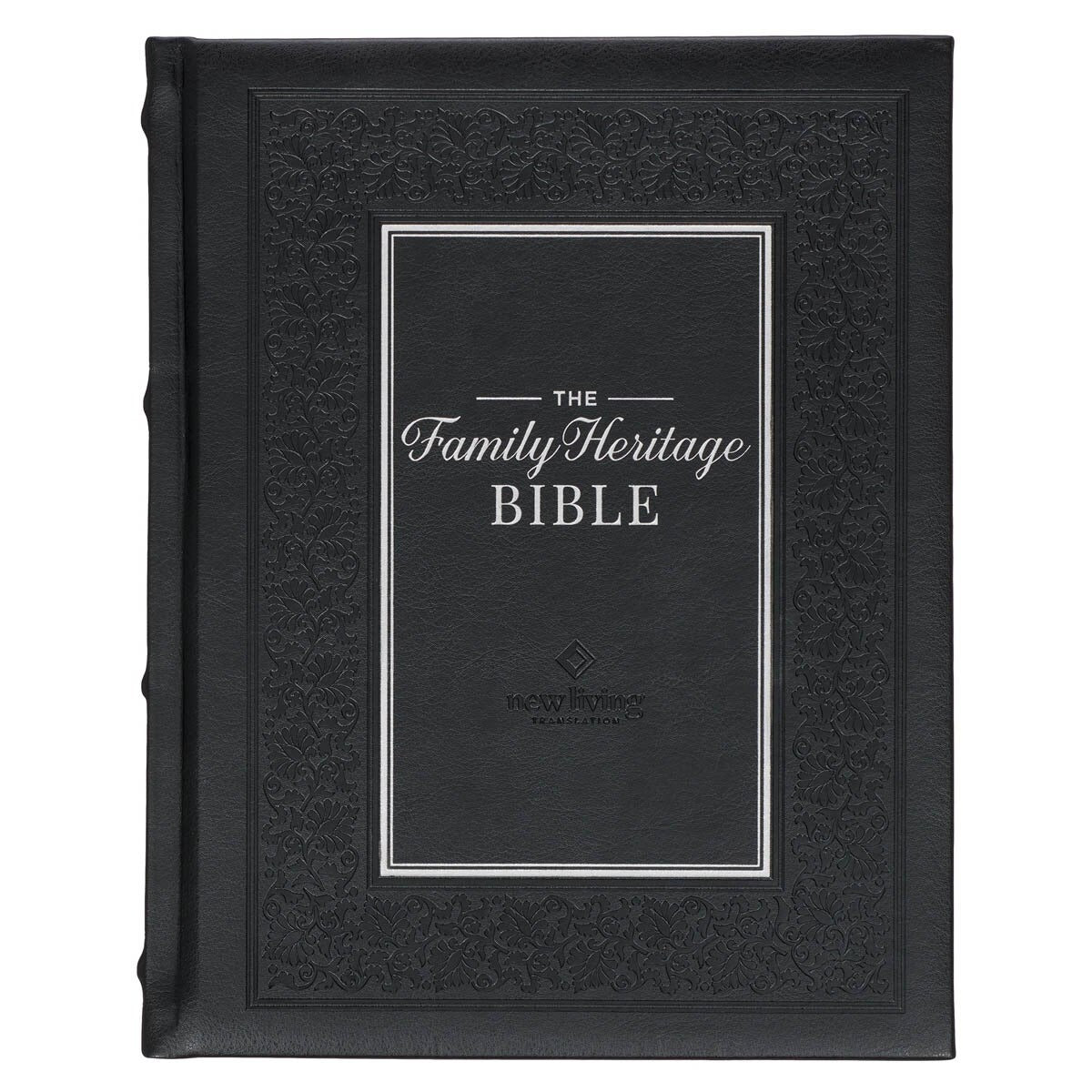 Black Faux Leather Hardcover Family Heritage Bible - The Christian Gift Company