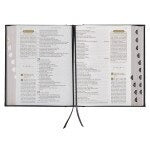 Black Faux Leather Hardcover Family Heritage Bible - The Christian Gift Company