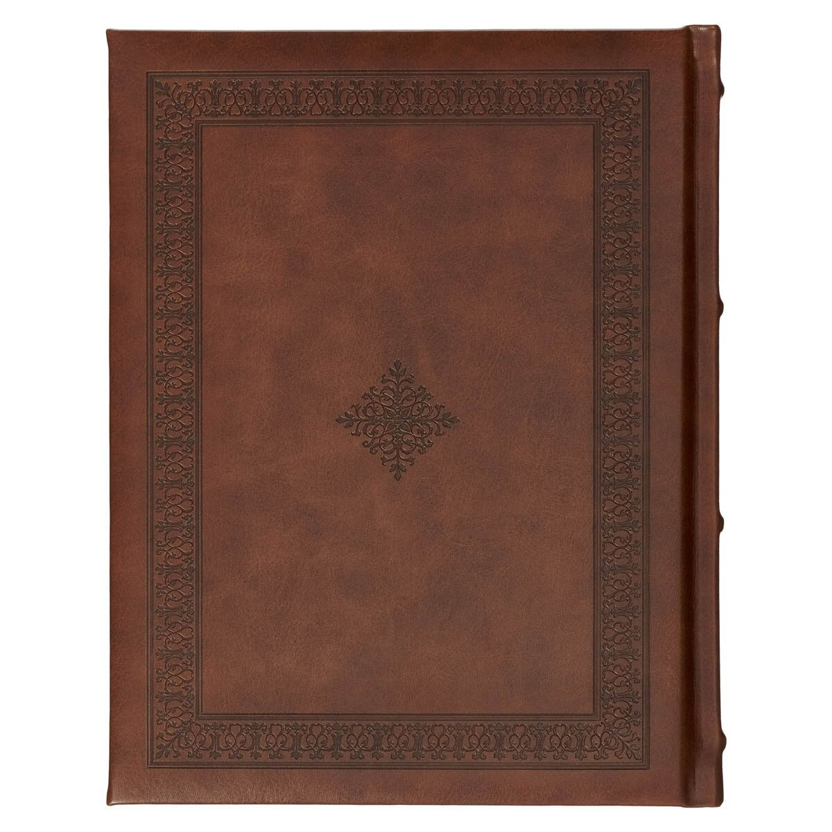 Brown Faux Leather Family Heritage Bible - The Christian Gift Company