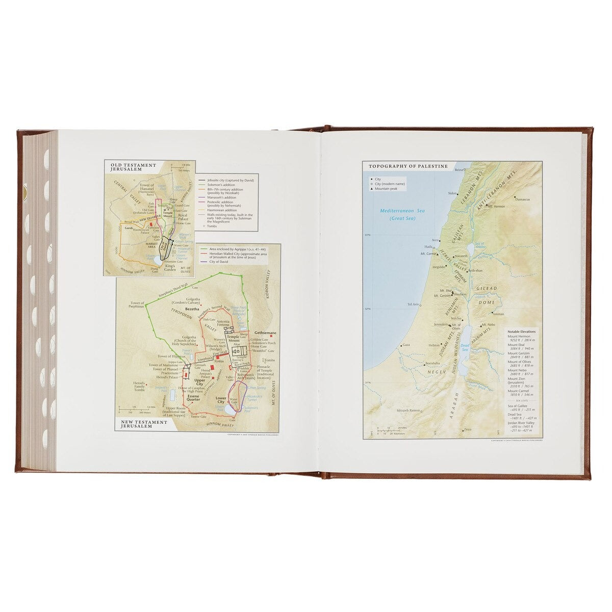 Brown Faux Leather Family Heritage Bible - The Christian Gift Company