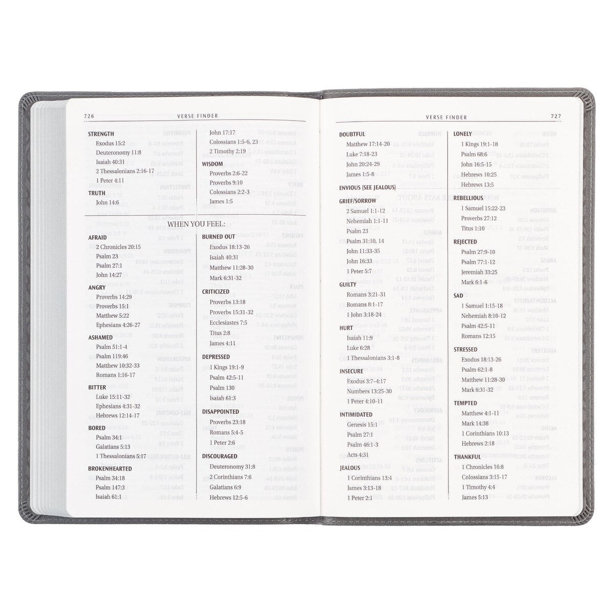 Charcoal Faux Leather Gift Edition King James Version Bible