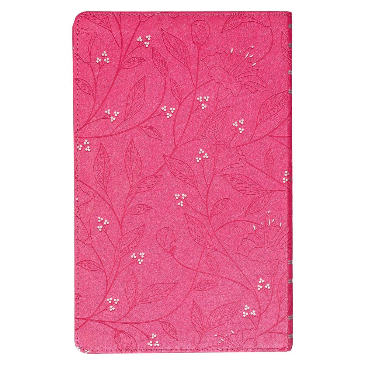 Pearlised Cherry Pink Faux Leather King James Version Gift Edition Bible - The Christian Gift Company