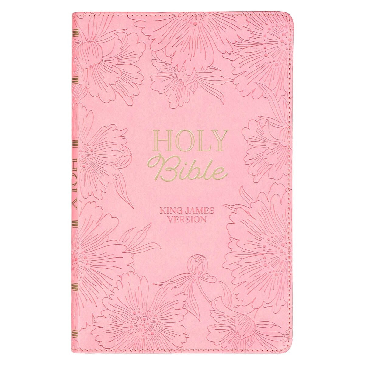Blossom Pink Faux Leather Gift Edition King James Version Bible - The Christian Gift Company