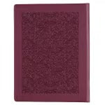 Red Plum Faux Leather Hardcover Large Print King James Version Note-taking Bible - The Christian Gift Company