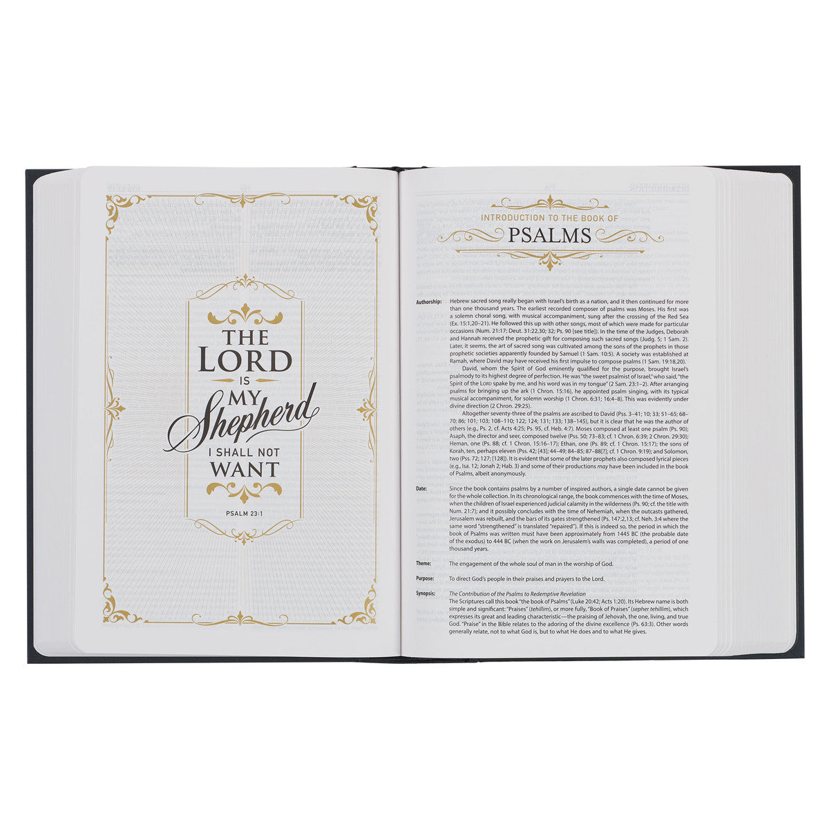 KJV Study Bible Hardcover, Black - The Christian Gift Company