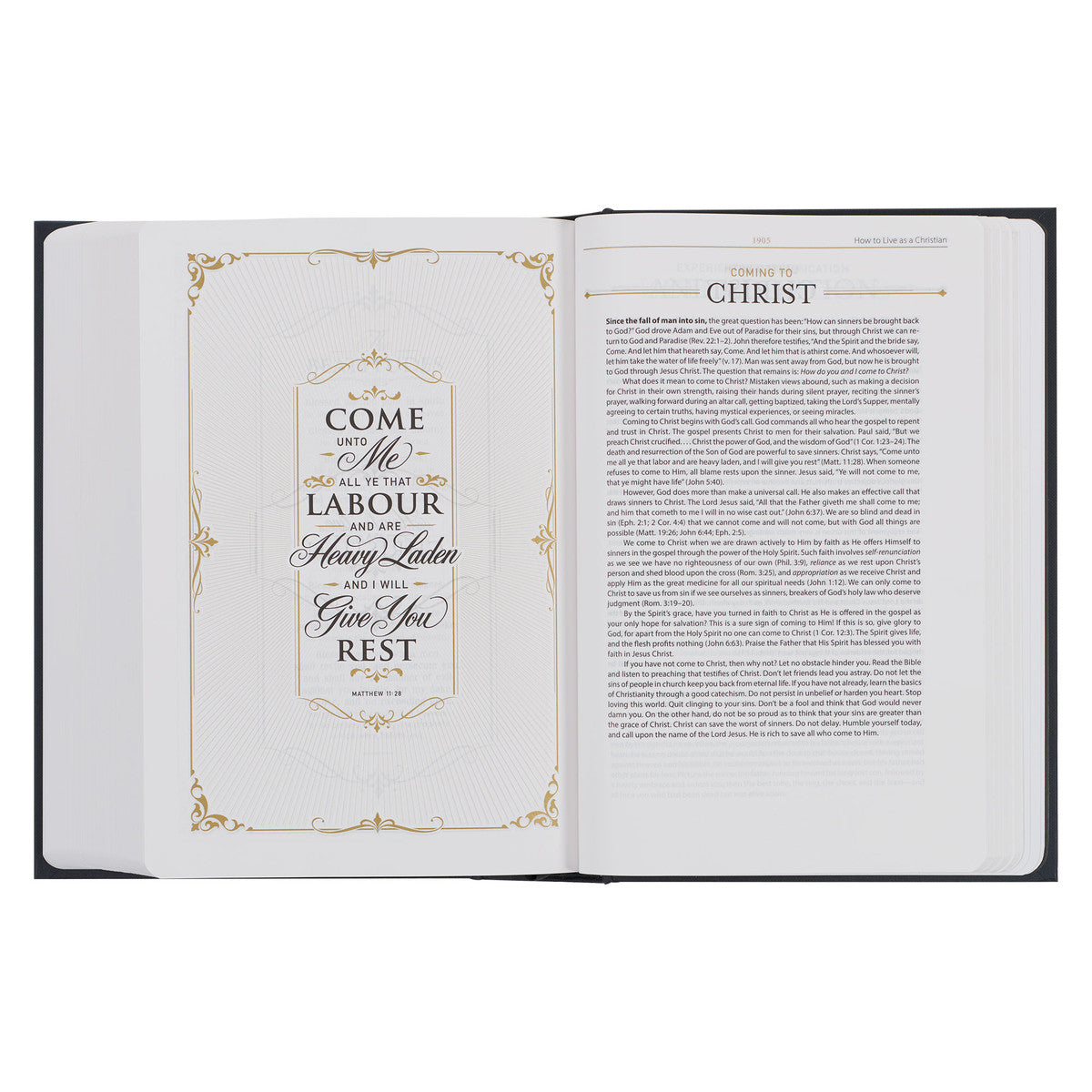 KJV Study Bible Hardcover, Black - The Christian Gift Company