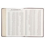 Framed Burgundy Faux Leather Super Giant Print King James Version Bible - The Christian Gift Company