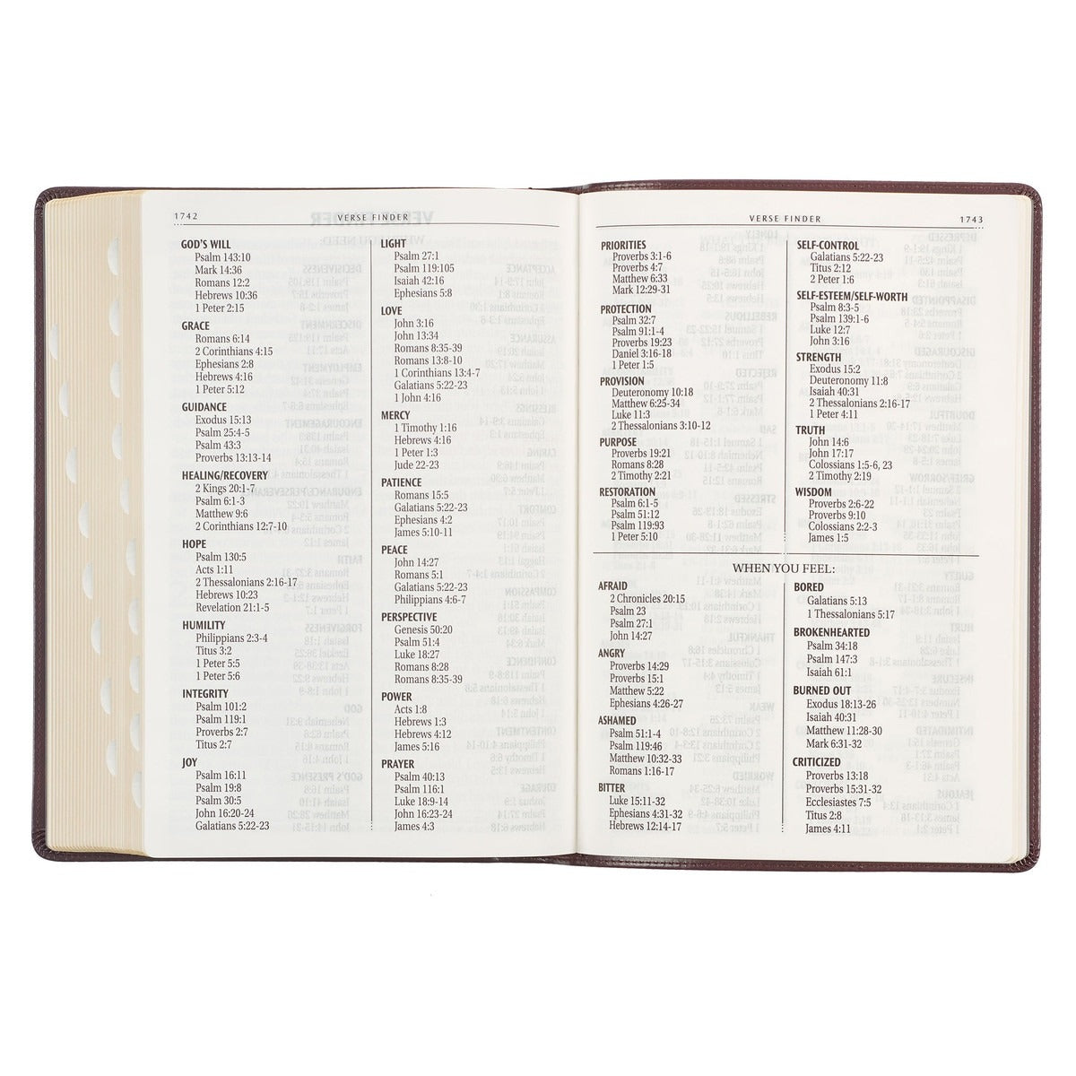 Framed Burgundy Faux Leather Super Giant Print King James Version Bible - The Christian Gift Company