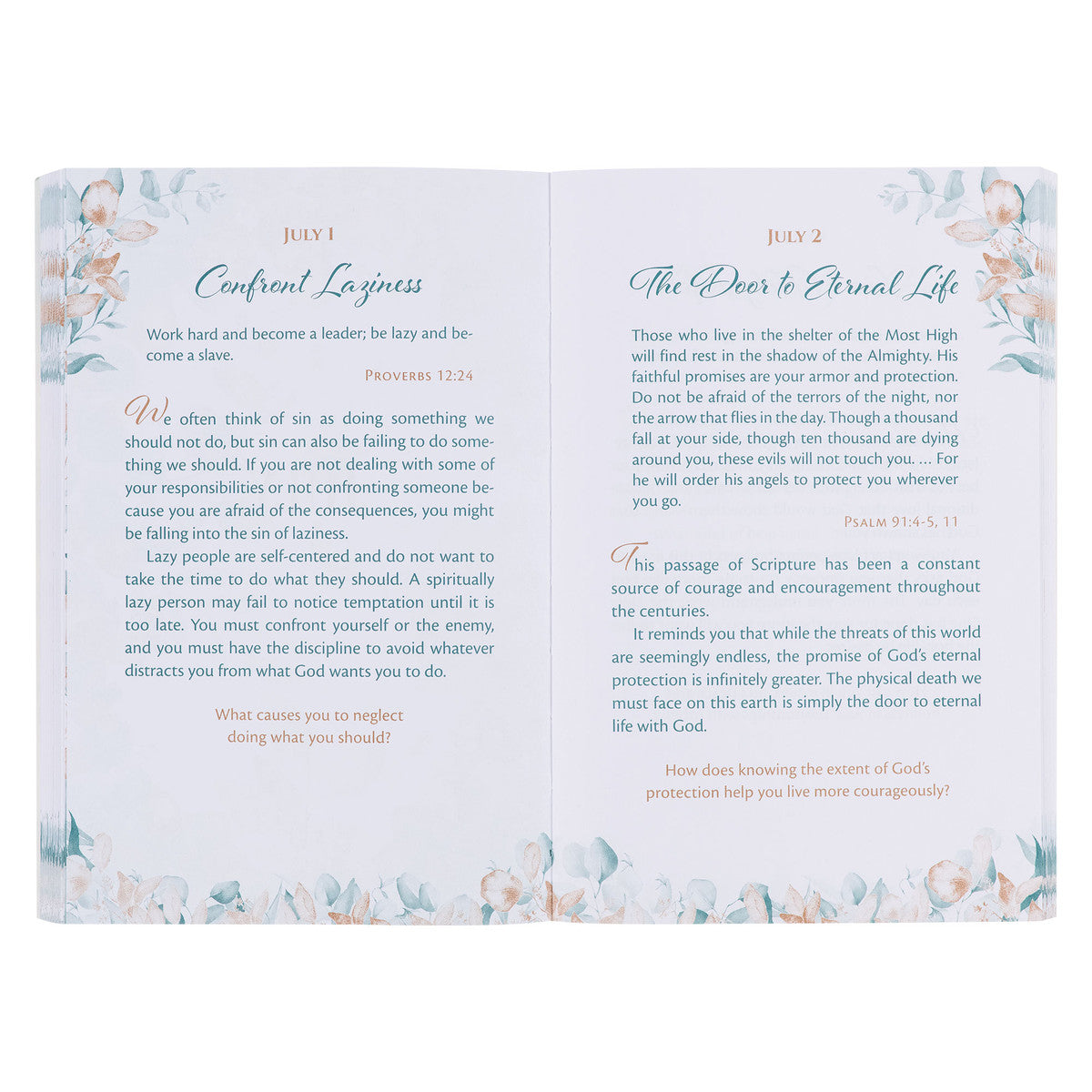 The Lord is My Shepherd Softcover Devotional - The Christian Gift Company