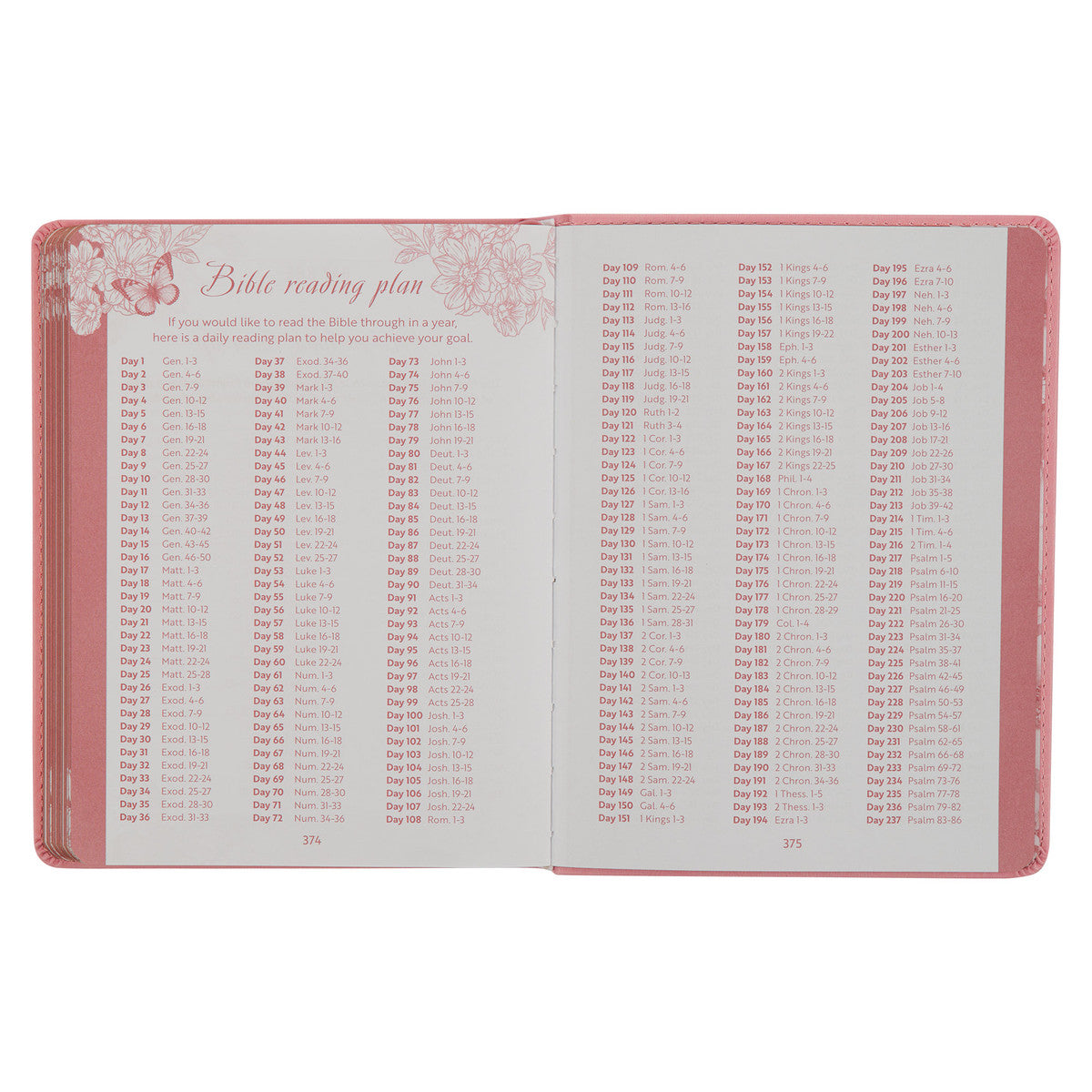 Live Free Pink Faux Leather Devotional - The Christian Gift Company