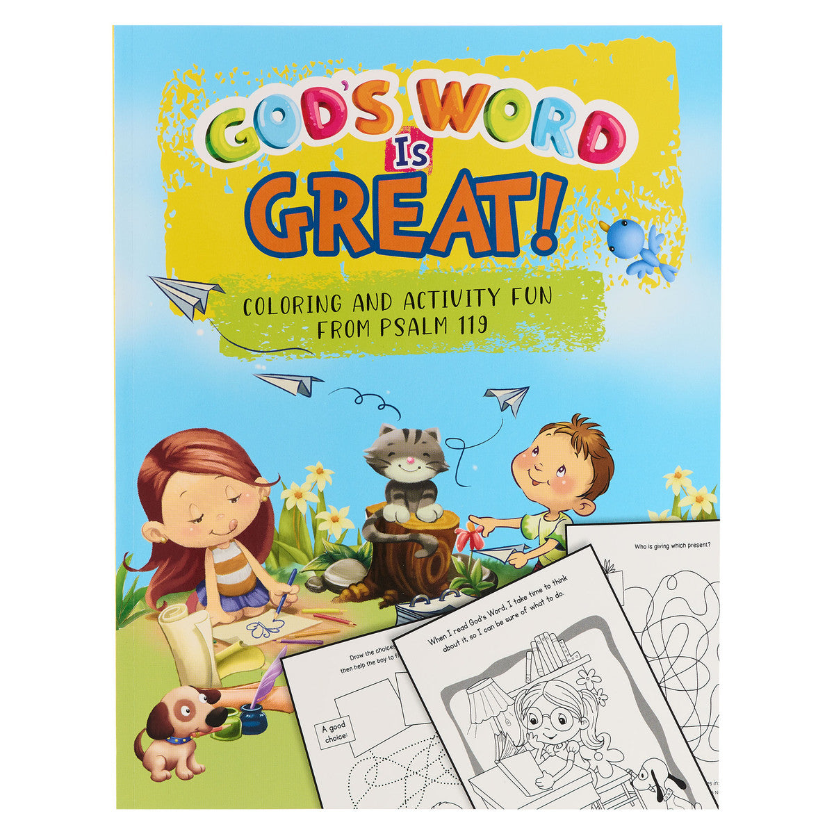 KDS808 God's Word is Great Coloring and Activity Book - Psalm 119