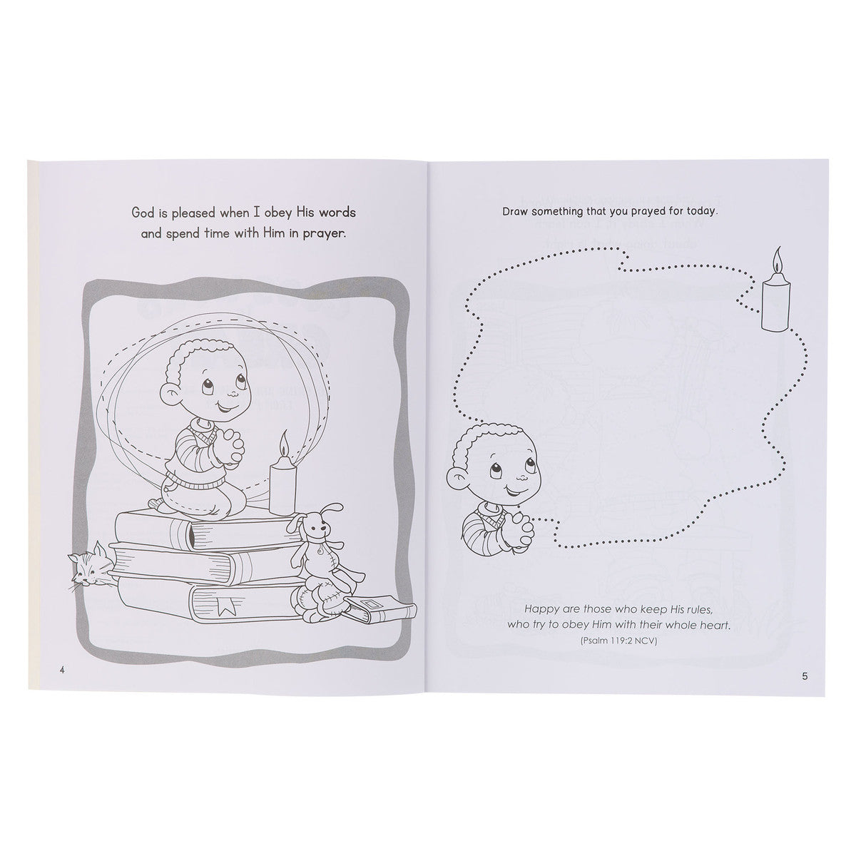 KDS808 God's Word is Great Coloring and Activity Book - Psalm 119