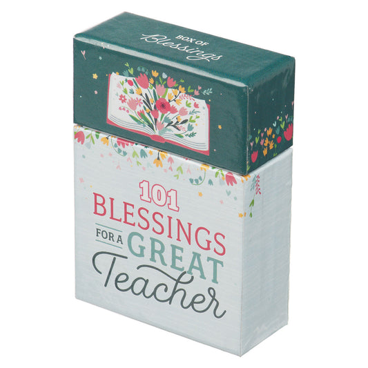 101 Blessings for a Great Teacher Box of Blessings - The Christian Gift Company