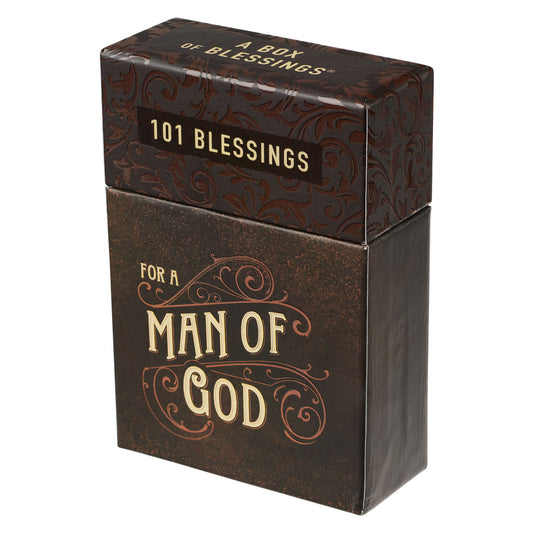101 Blessings for a Man of God Box of Blessings - The Christian Gift Company
