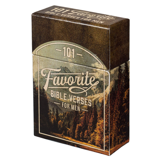 101 Favorite Bible Verses for Men Box of Blessings - The Christian Gift Company