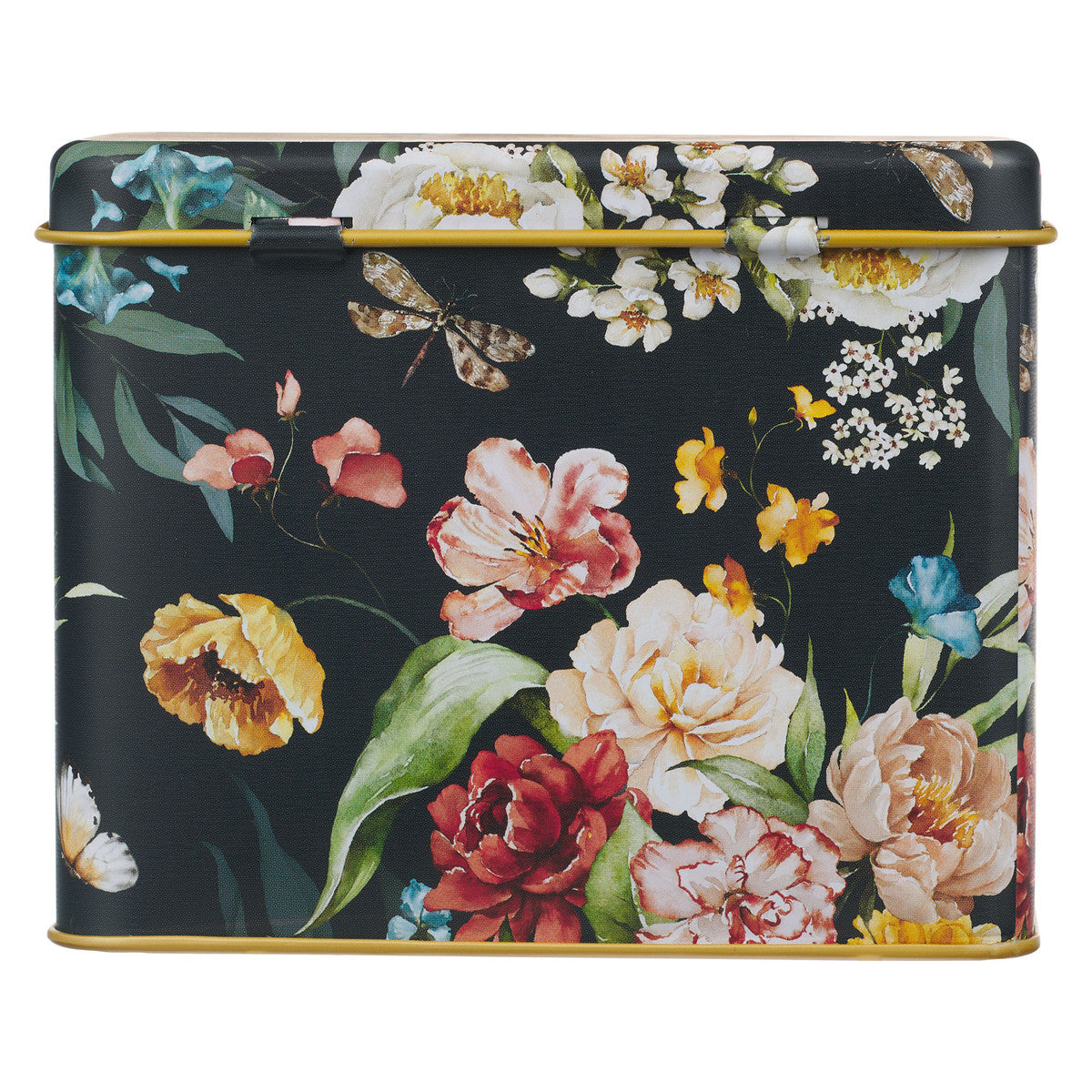 Black Floral Bible Promises in Tin - The Christian Gift Company