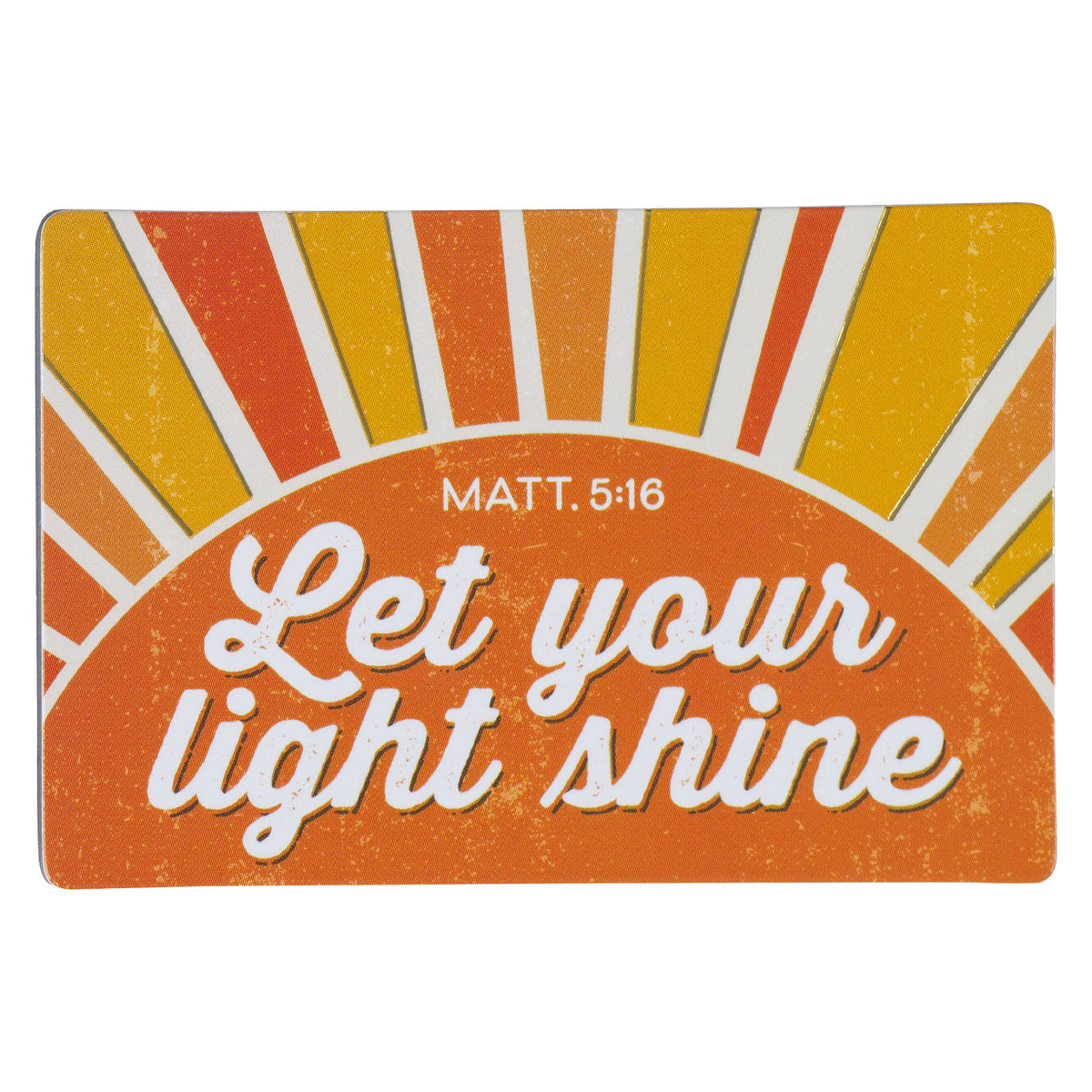 Let Your Light Shine Magnet - Matthew 5:16 - The Christian Gift Company