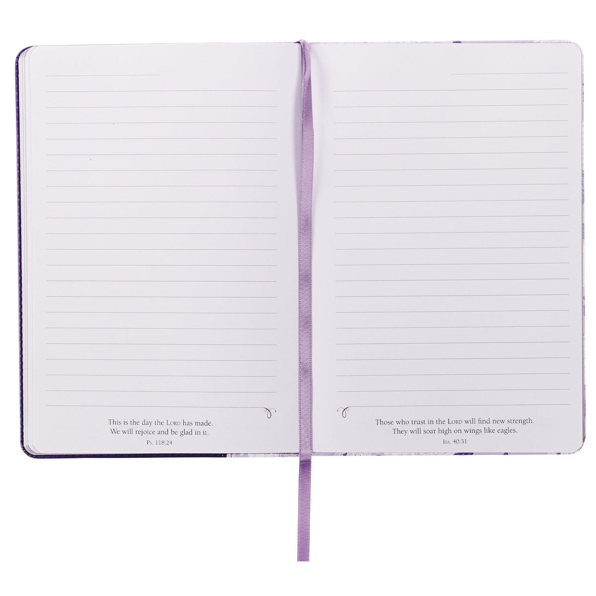 I Know the Plans Purple Floral Classic Journal with Elastic Closure and Pen Holder - Jeremiah 29:11 - The Christian Gift Company