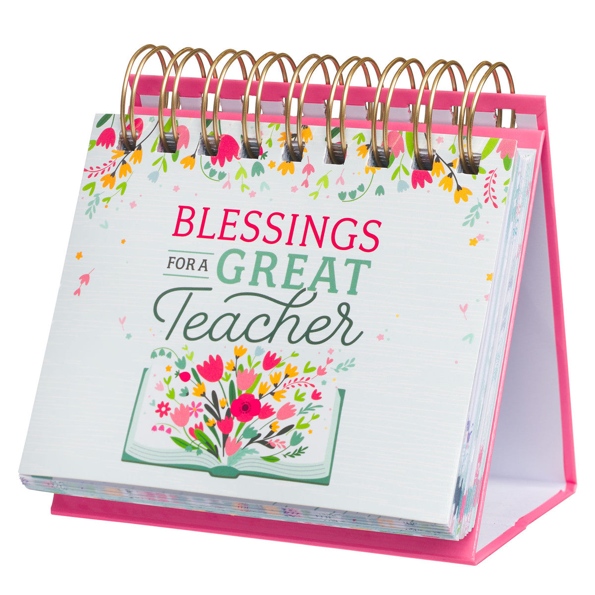 Blessings for a Great Teacher Perpetual Desktop Calendar - The Christian Gift Company
