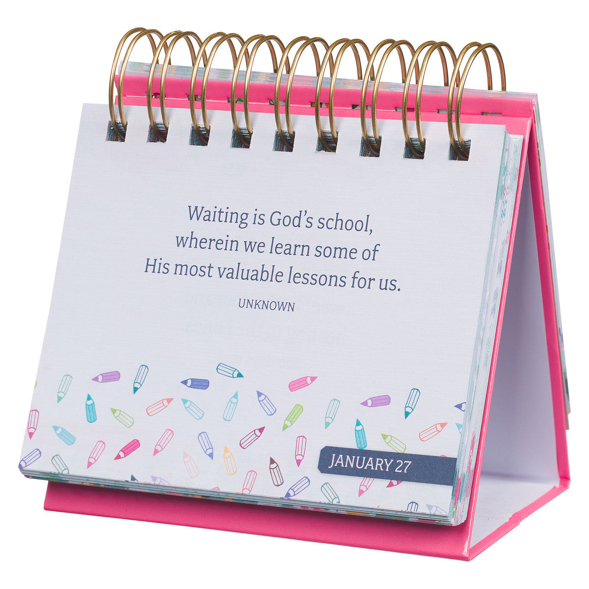 Blessings for a Great Teacher Perpetual Desktop Calendar - The Christian Gift Company