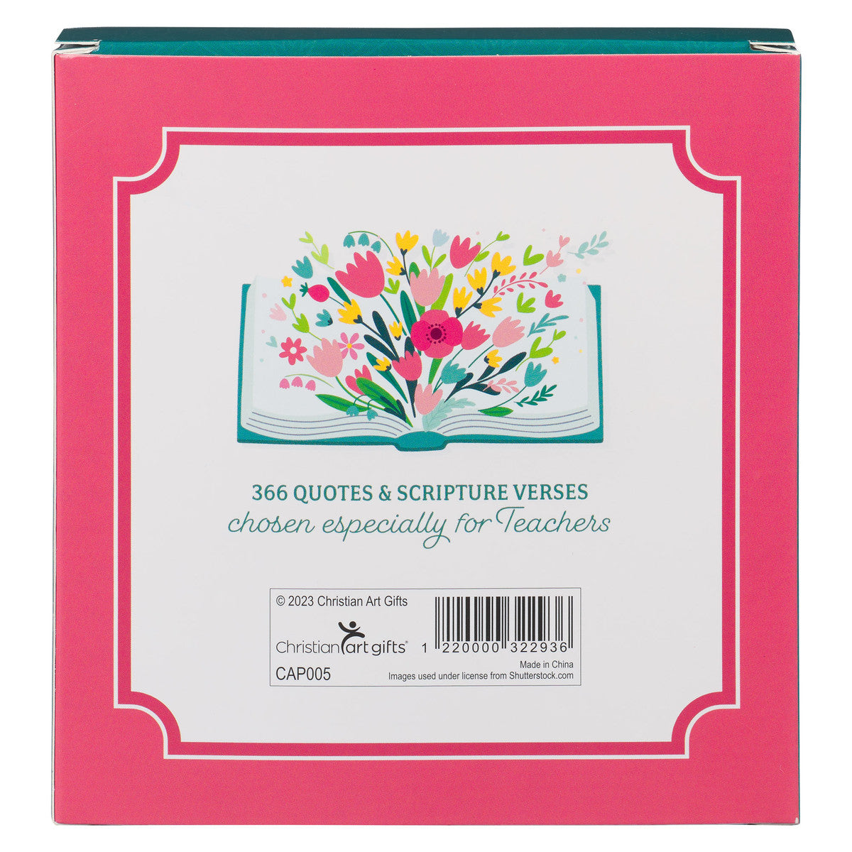 Blessings for a Great Teacher Perpetual Desktop Calendar - The Christian Gift Company