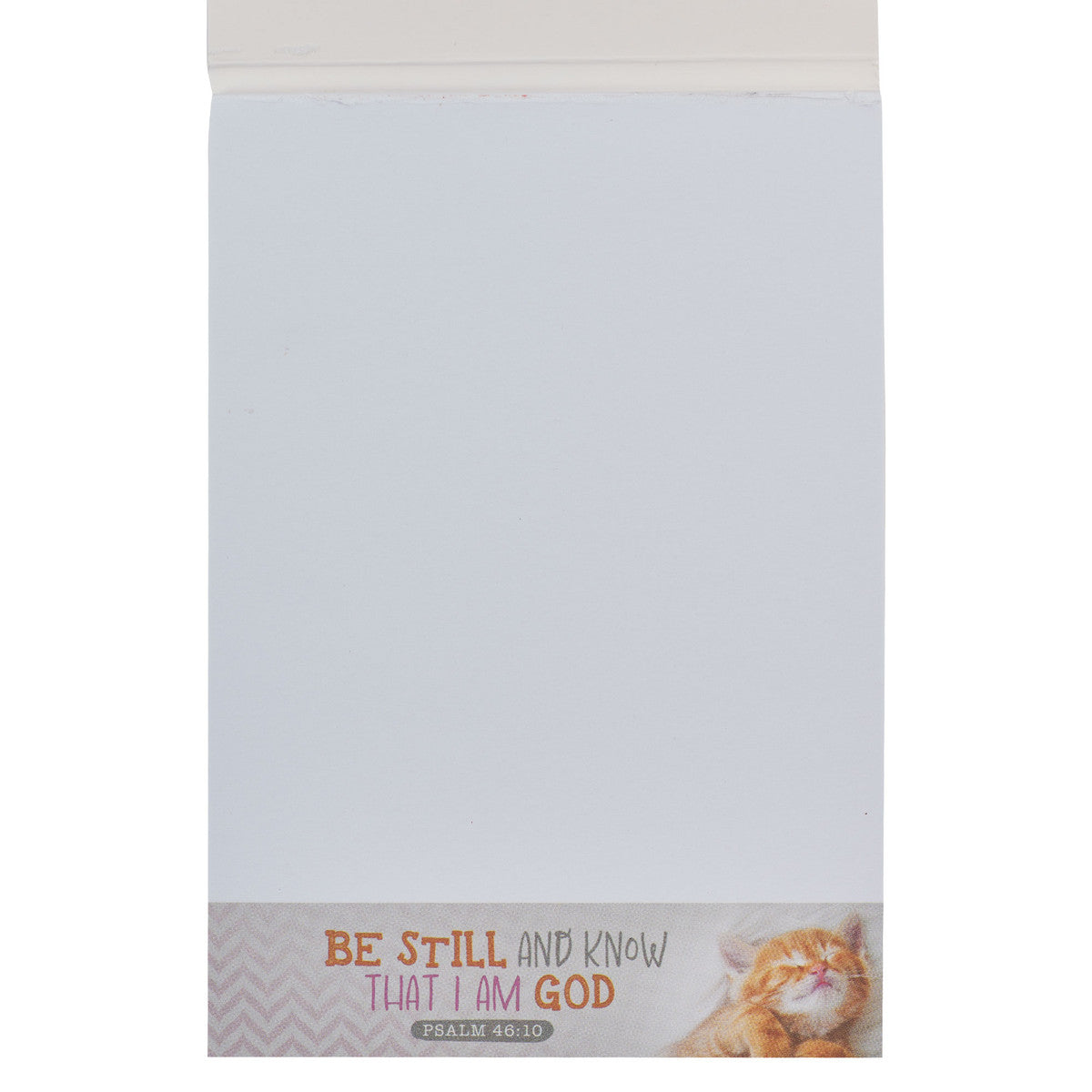 Be Still and Know Kitten Notepad - Psalm 46:10 - The Christian Gift Company