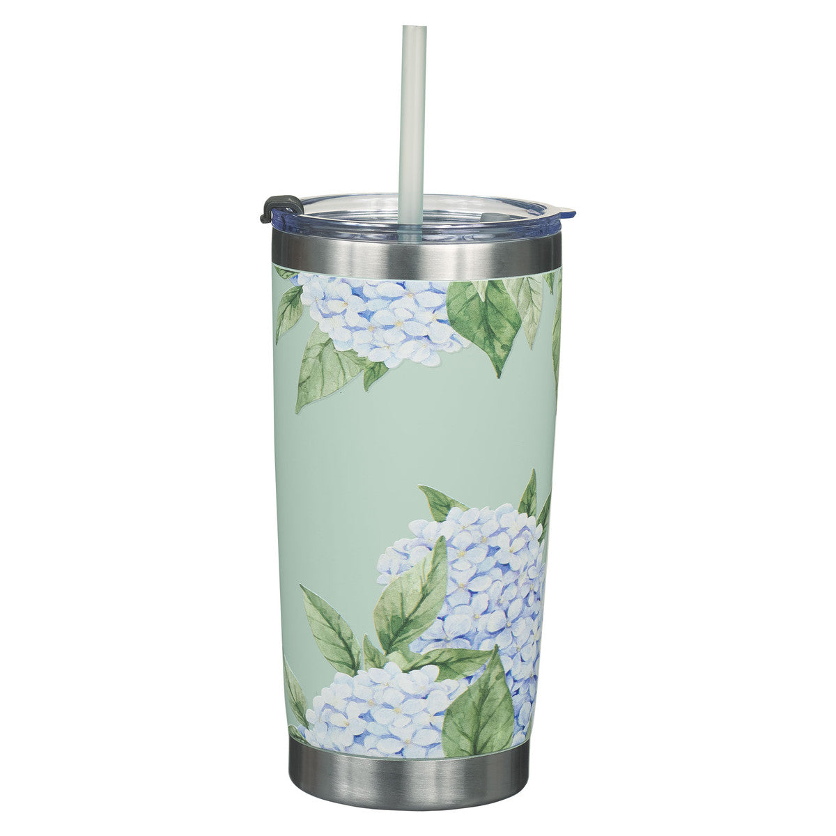 Thank You For Helping Me Grow Stainless Steel Tumbler with Reusable Plastic Straw - The Christian Gift Company