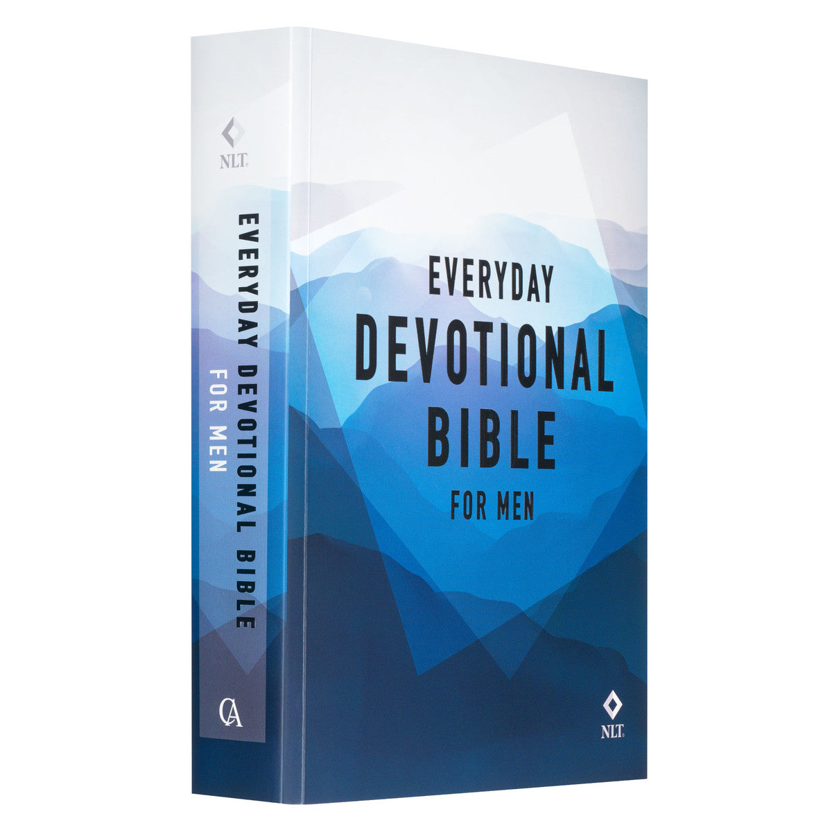 Blue Mountain NLT Everyday Devotional Bible for Men - The Christian Gift Company