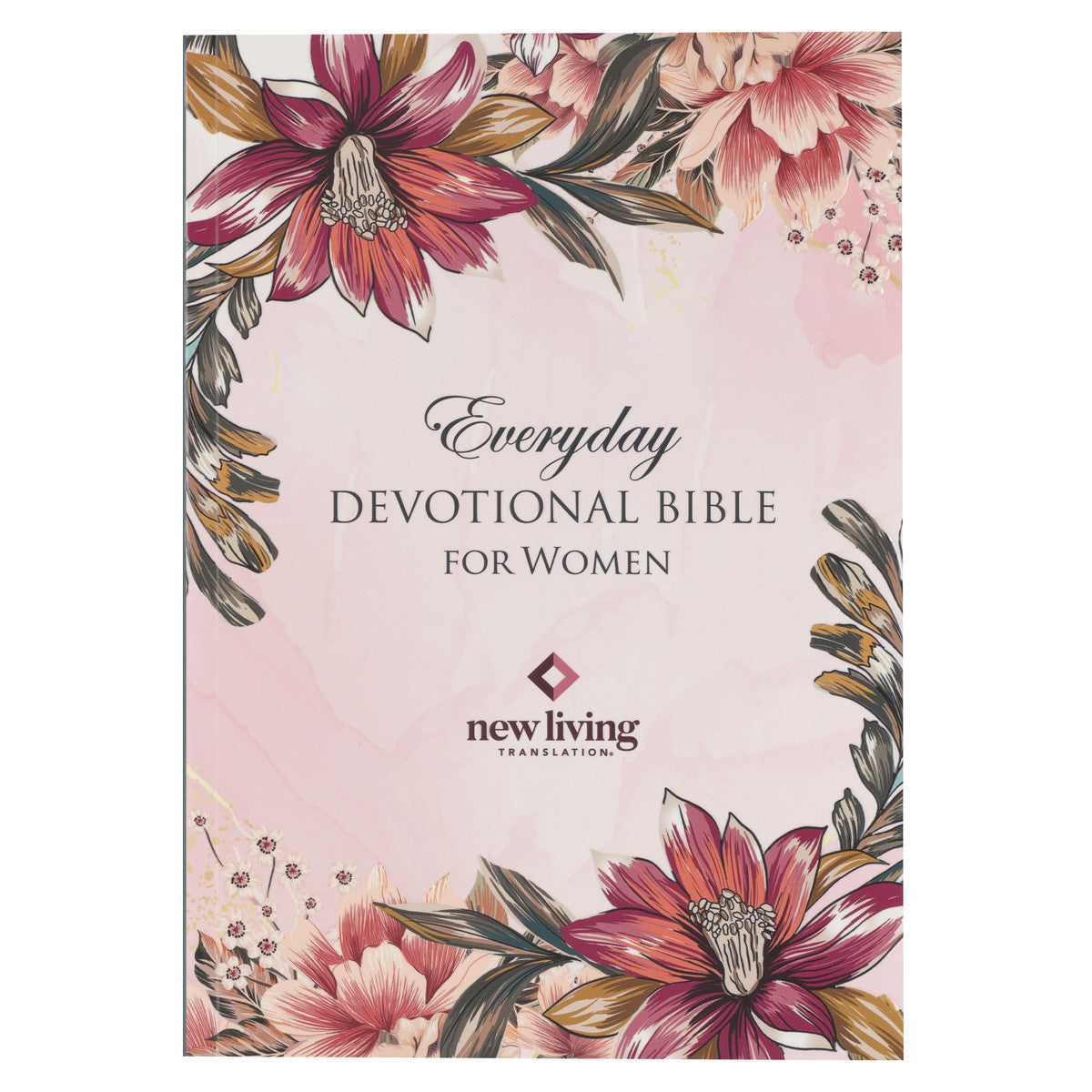 Pink Lily NLT Everyday Devotional Bible for Women - The Christian Gift Company