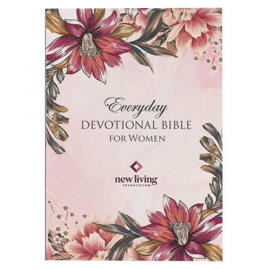Pink Lily NLT Everyday Devotional Bible for Women - The Christian Gift Company