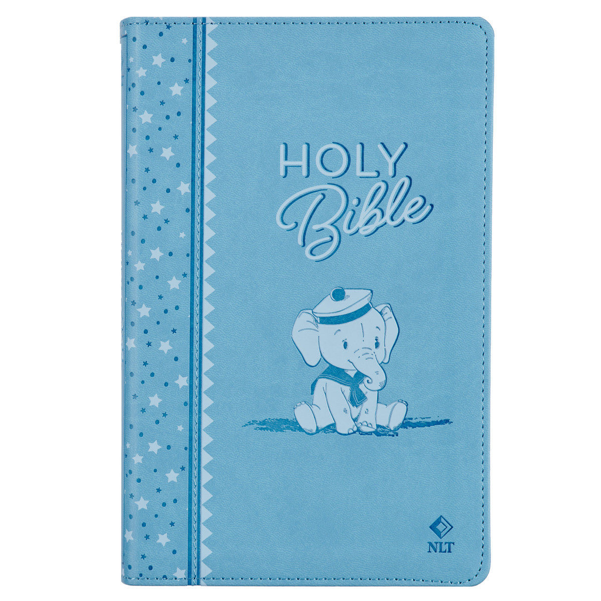 Blue Faux Leather NLT Keepsake Bible for Boys - The Christian Gift Company